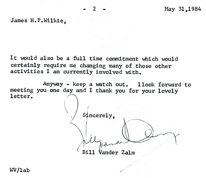 Letter from Client